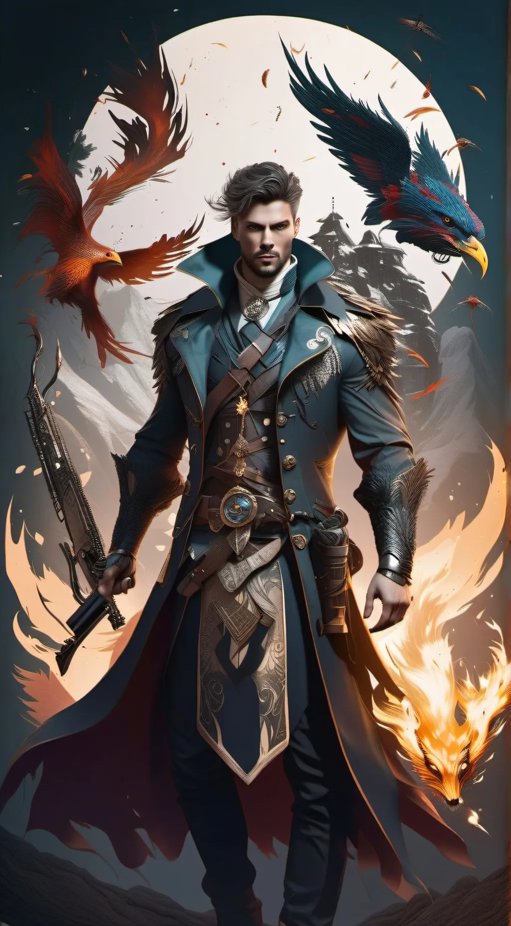 ai character: Andy  background