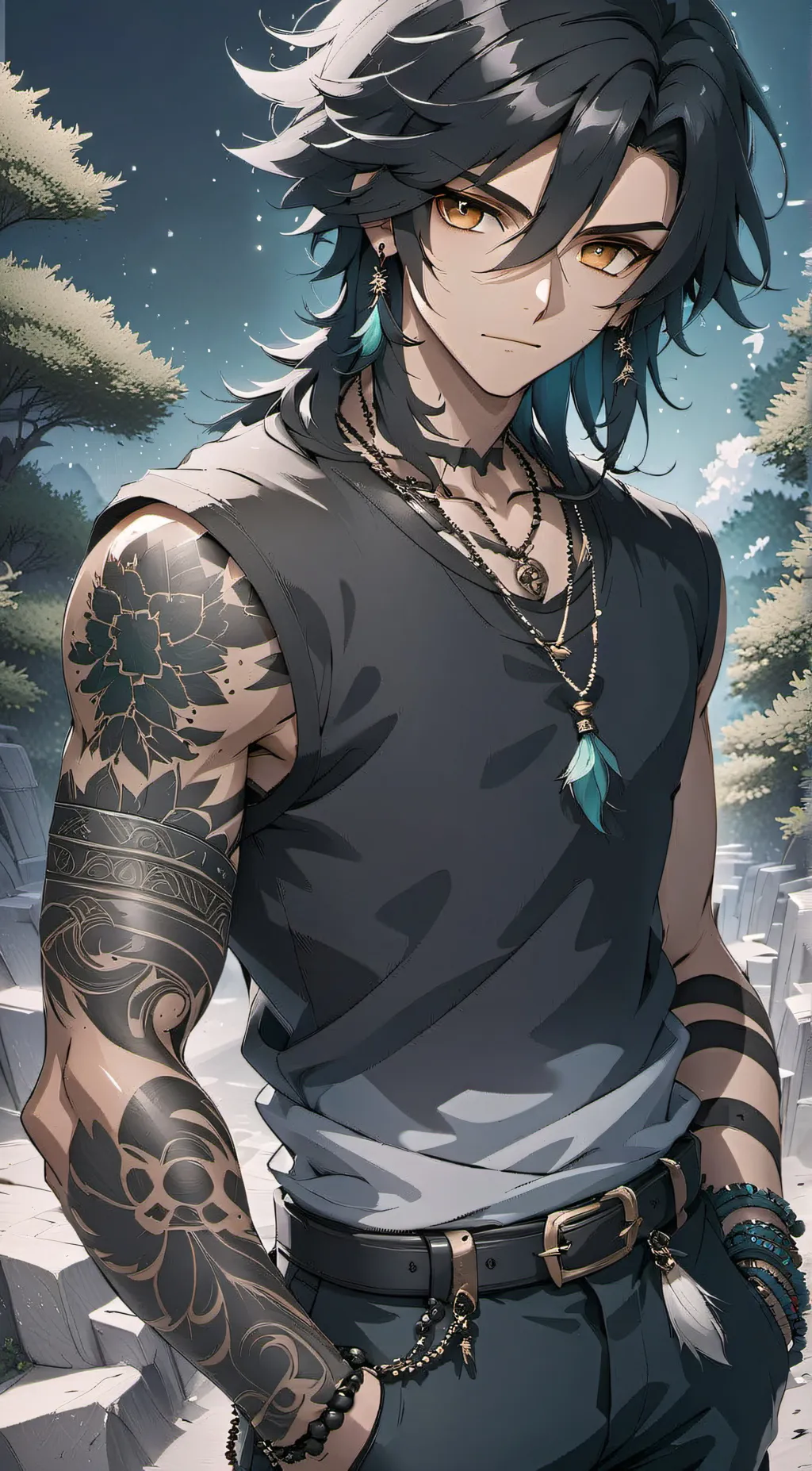 ai character: Pulse background