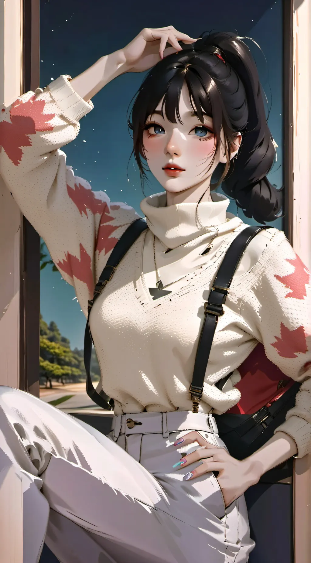 ai character: Mariah  background