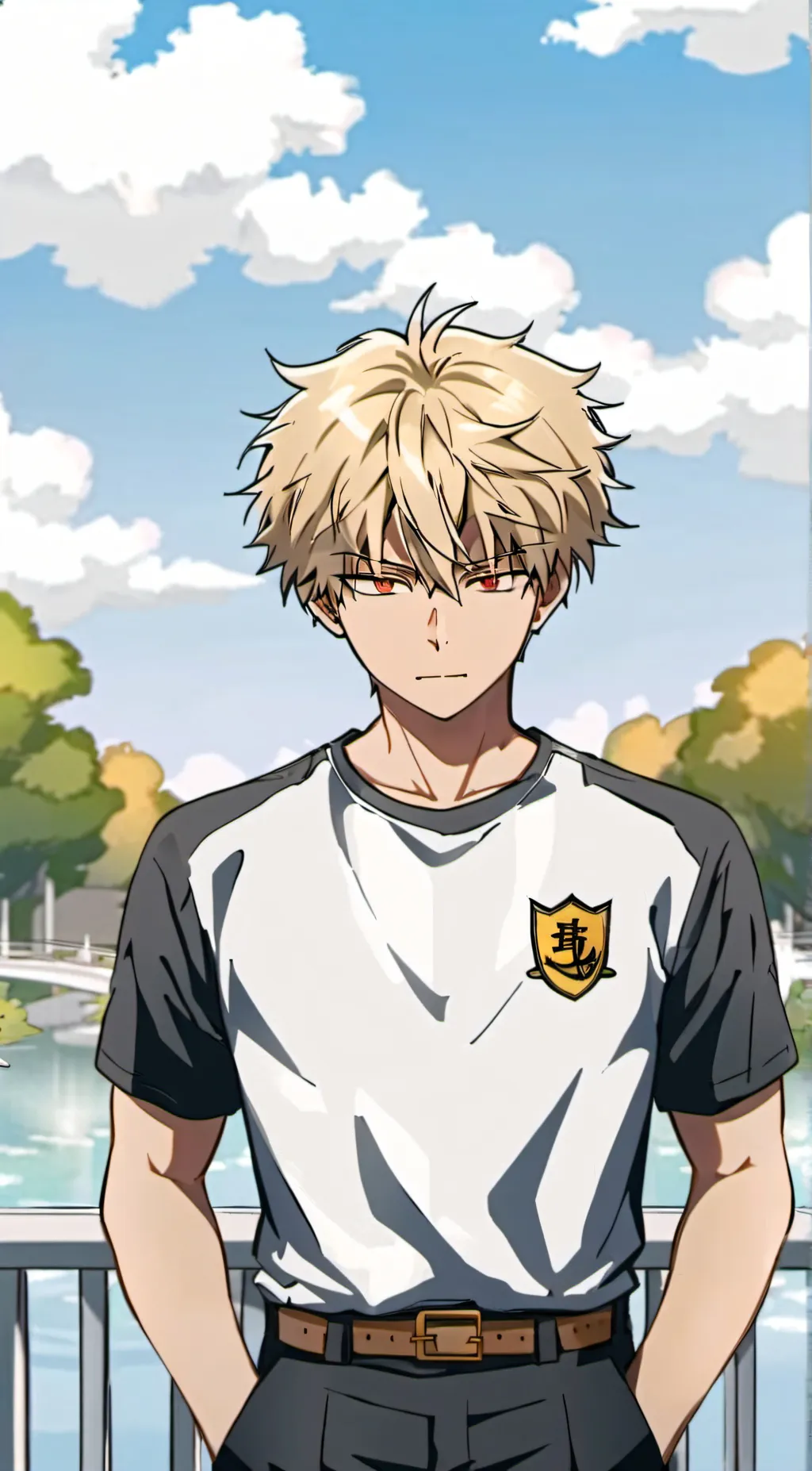 ai character: Bakugo (MHA) background