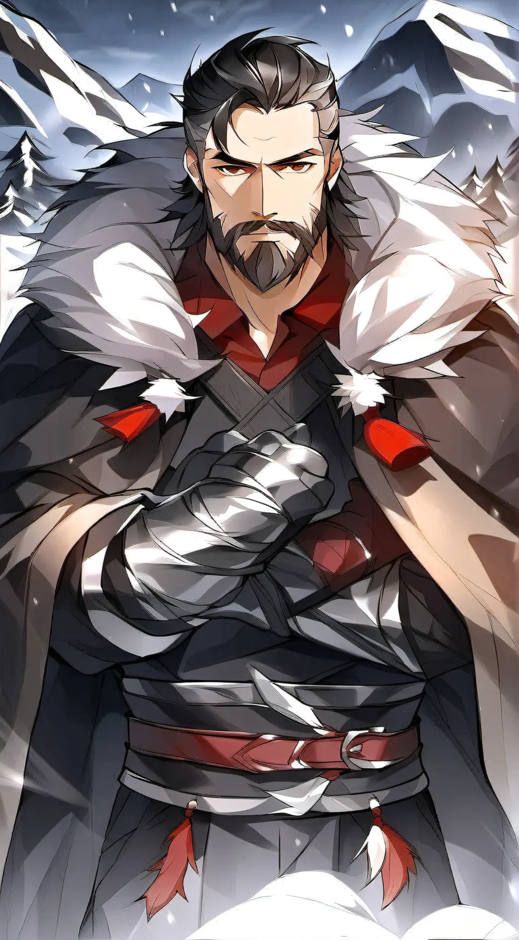 ai character: Victor Shrine  background