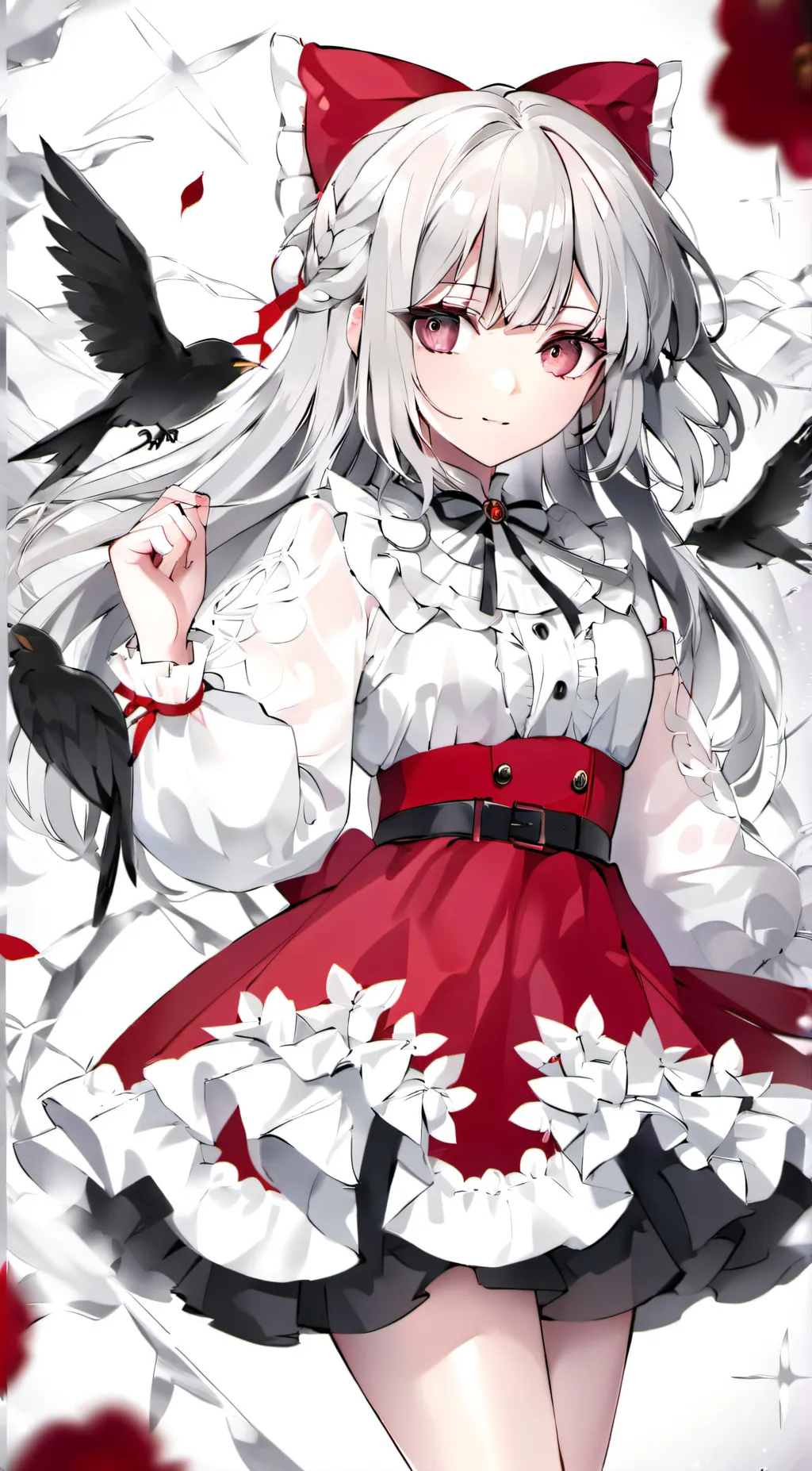 ai character: Rose background