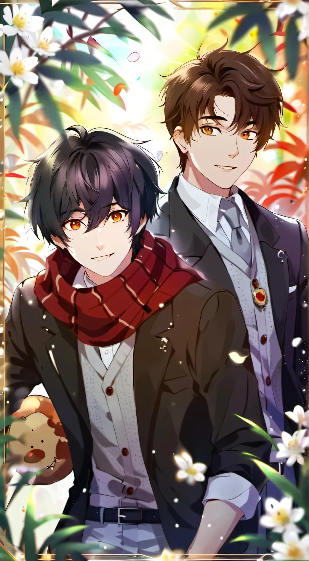 ai character: Damian and Oscar background