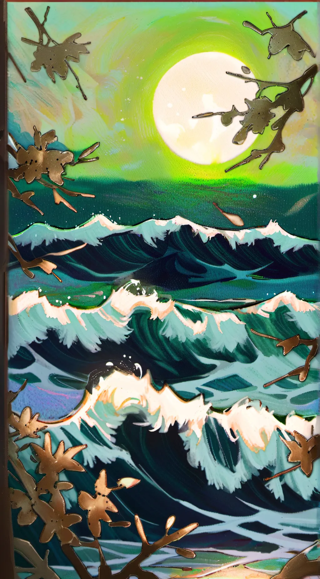 ai character: 😈 water dragon  background