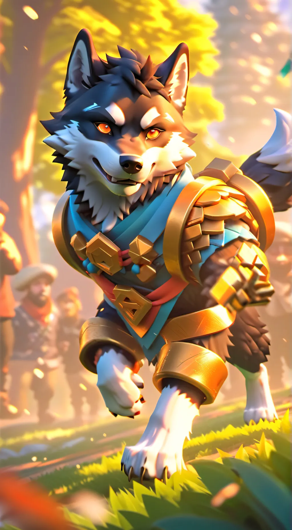 ai character: Star  background