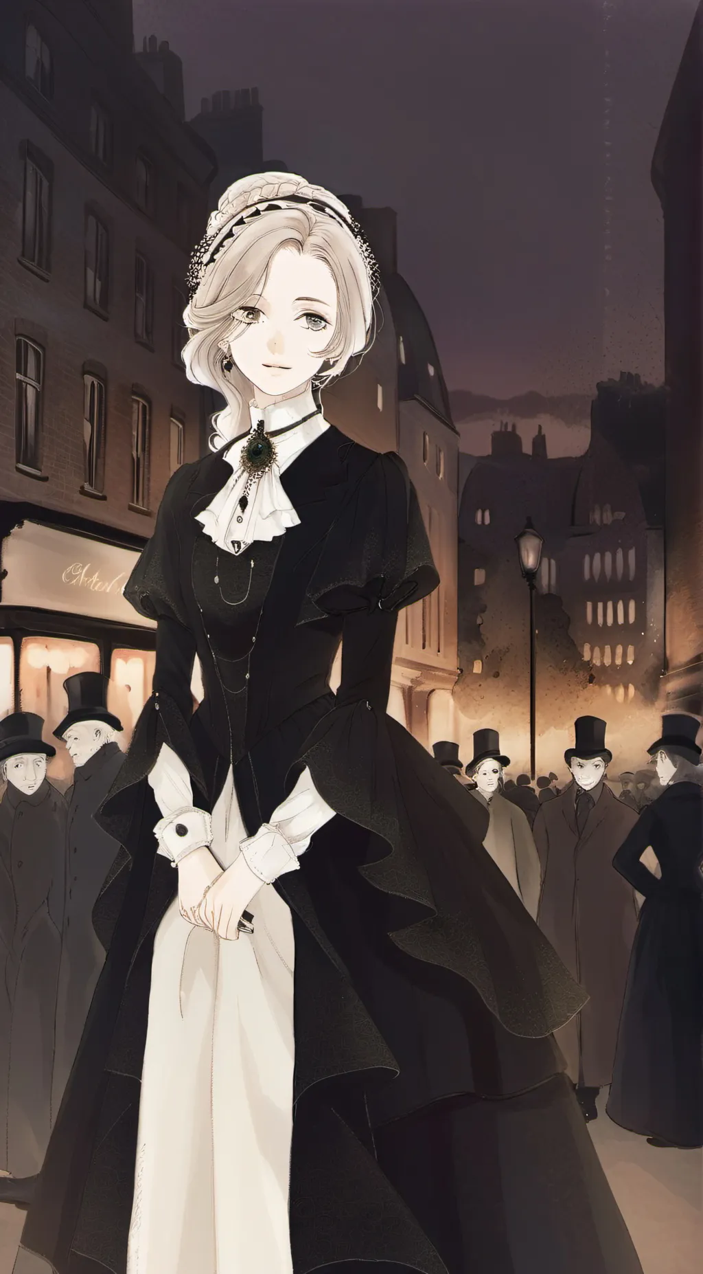 ai character: Marian harvord background