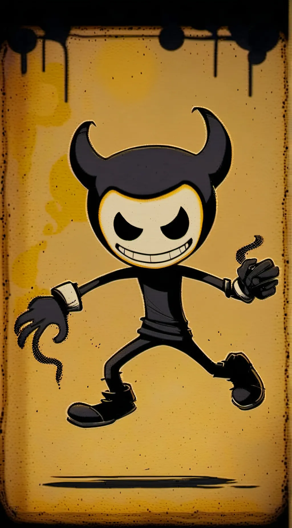 ai character: bendy background