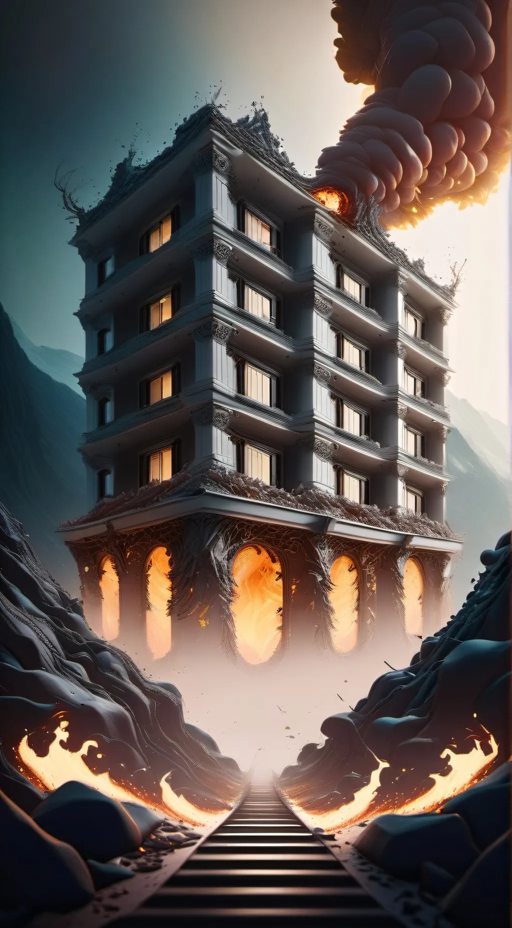 ai character: Hazbin hotel background