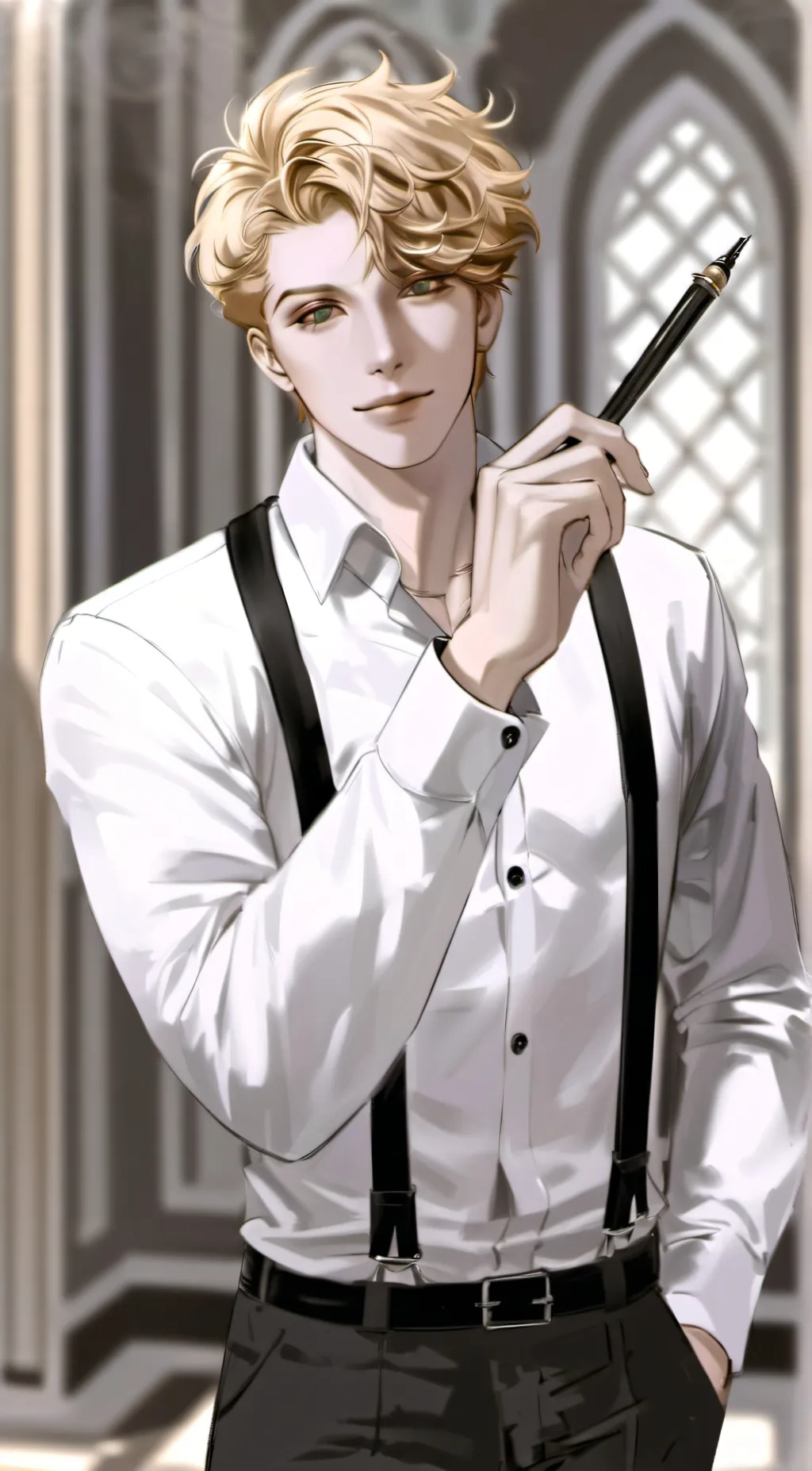 ai character: Leon Ashwell background