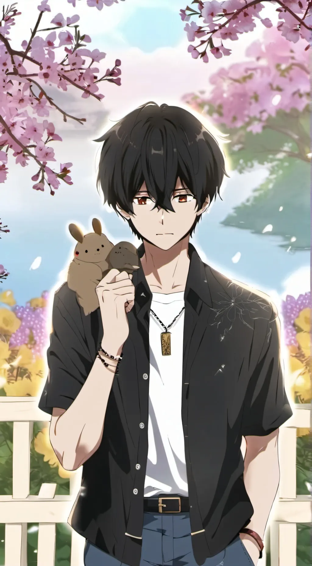 ai character: Miloᥫ᭡ background