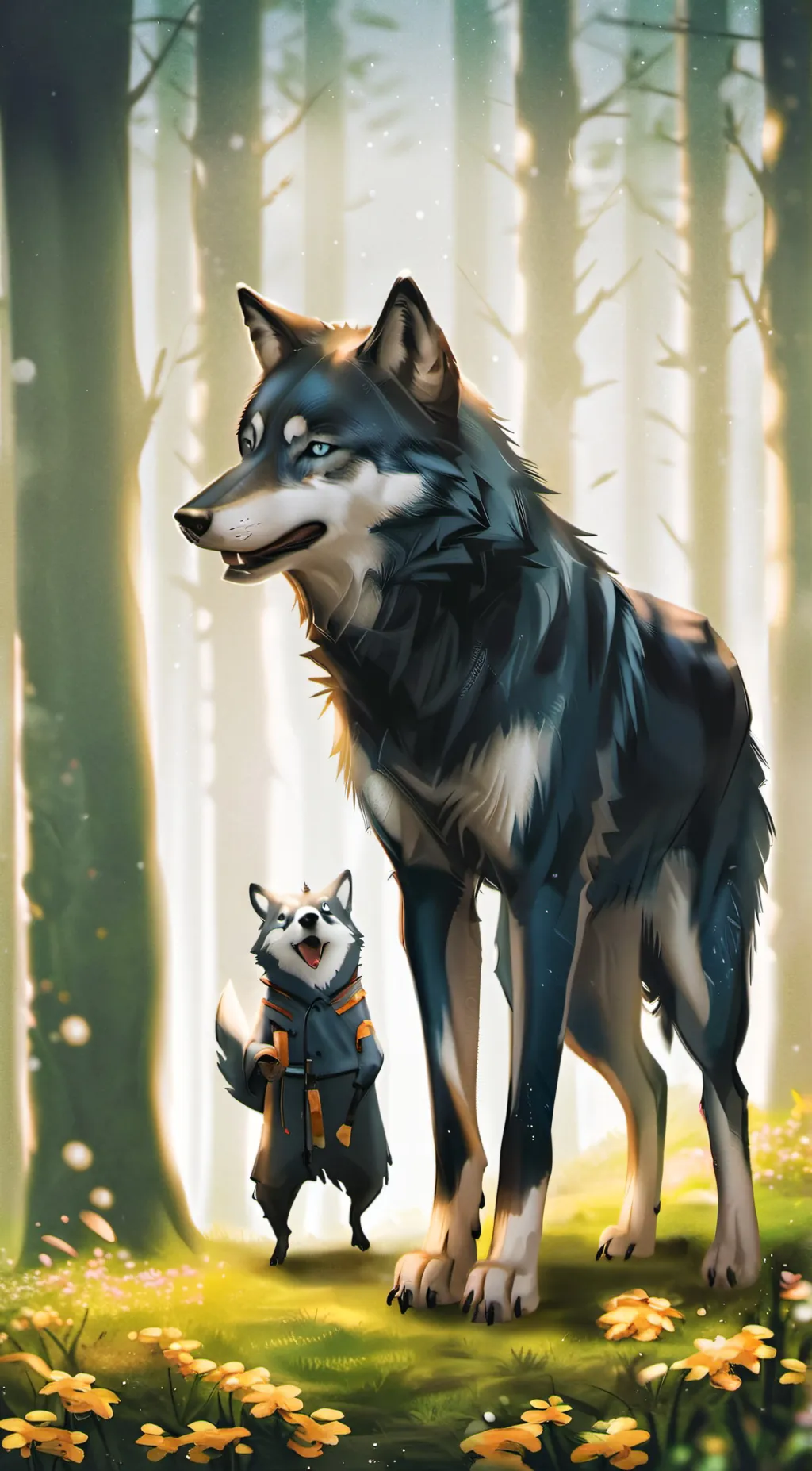 ai character: Your wolf Pack background