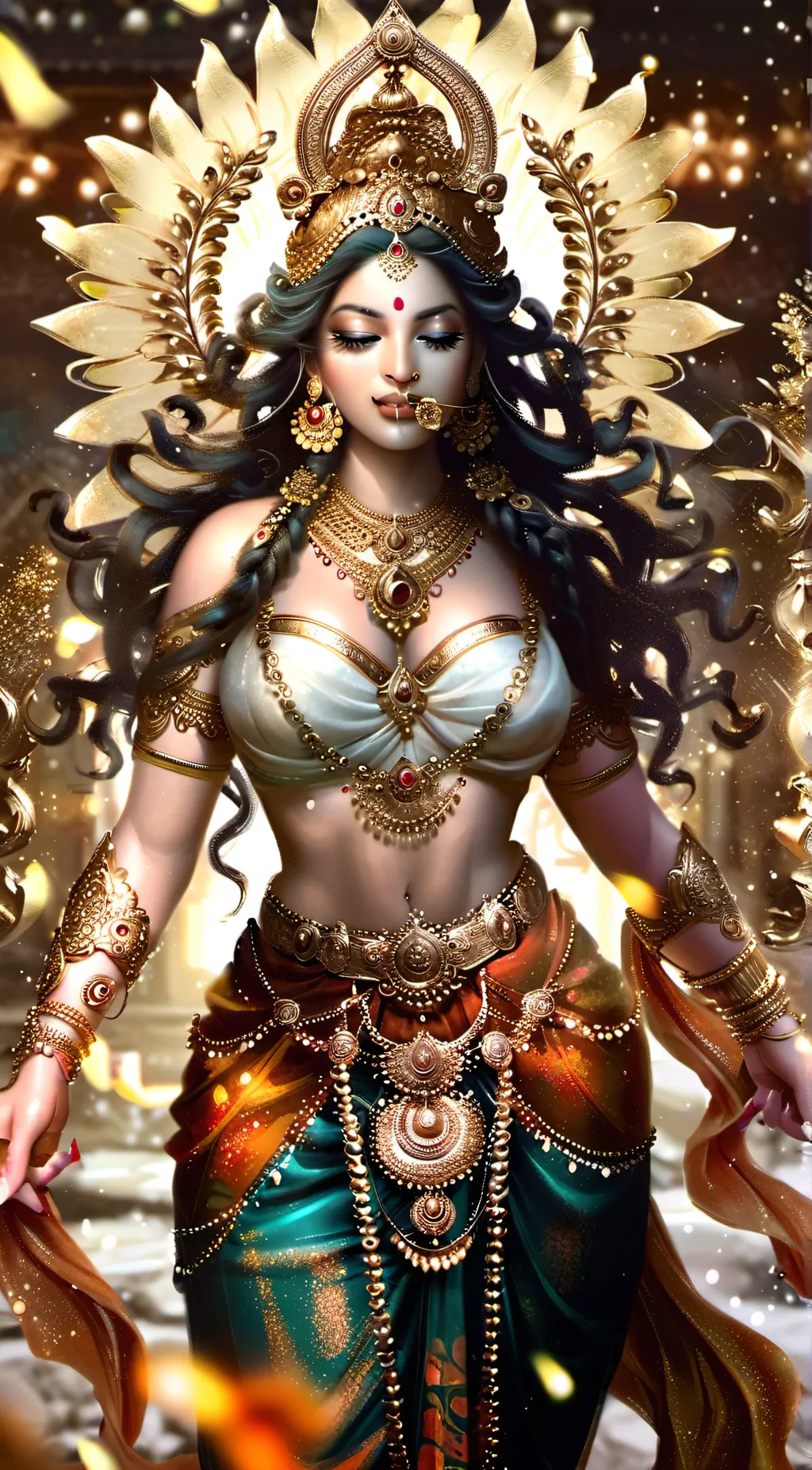 ai character: Durga background