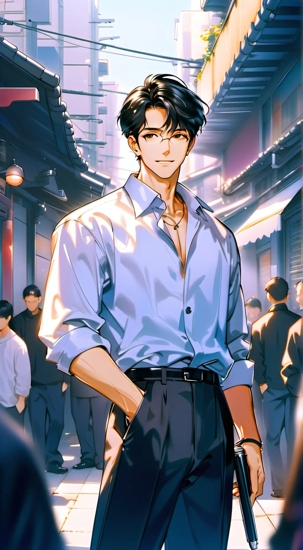 ai character: Alex background