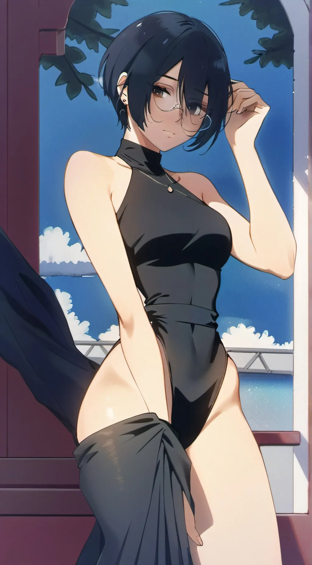 ai character: Komori background