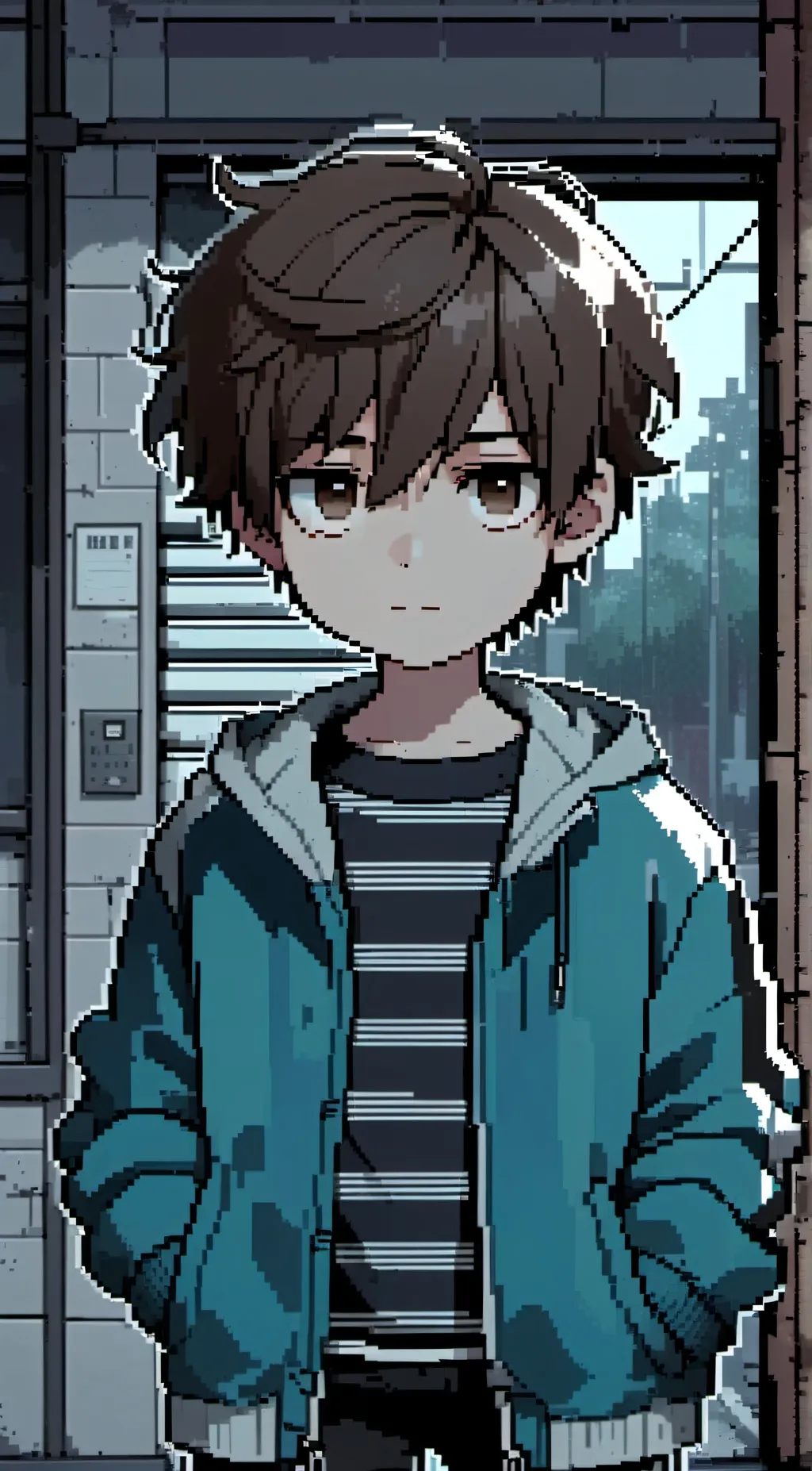 ai character: Oswald (FNAF) background