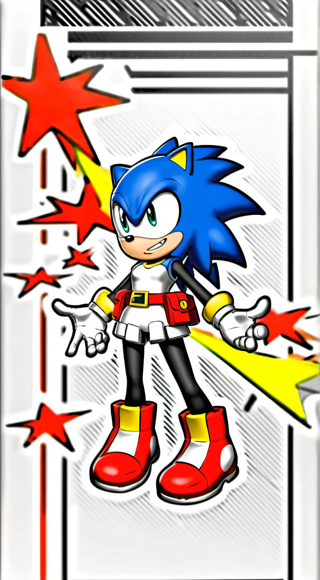 ai character: Sonic Story background