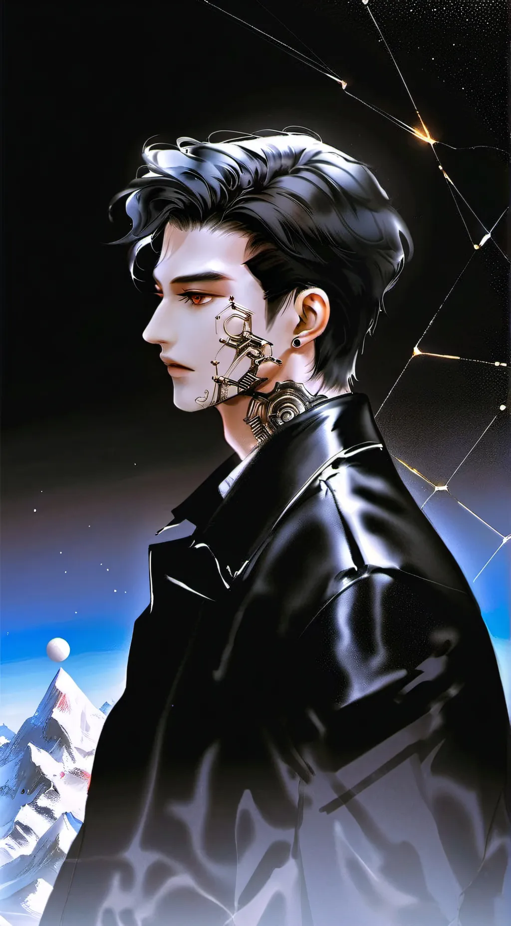 ai character: Keith  background