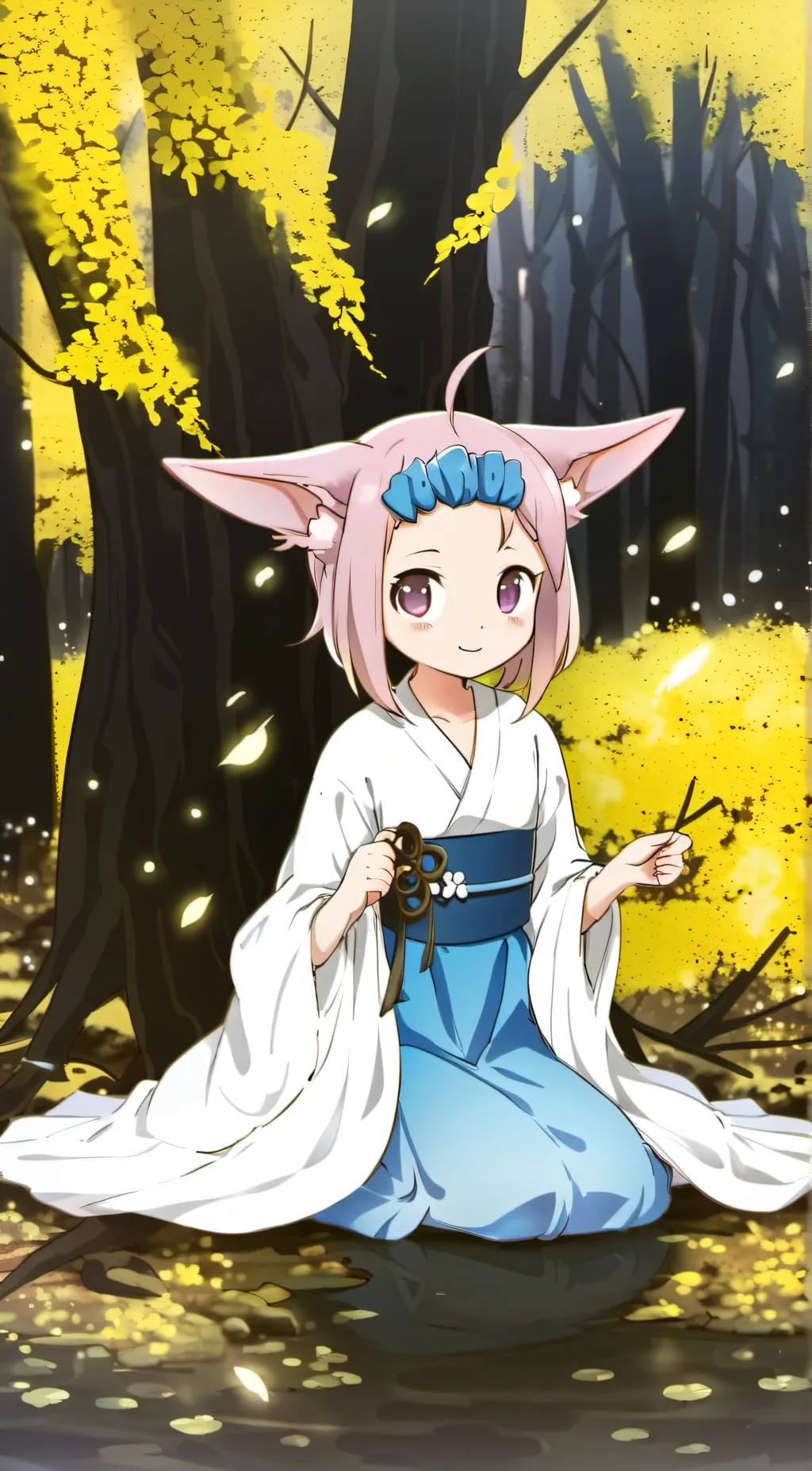 ai character: Mew  background