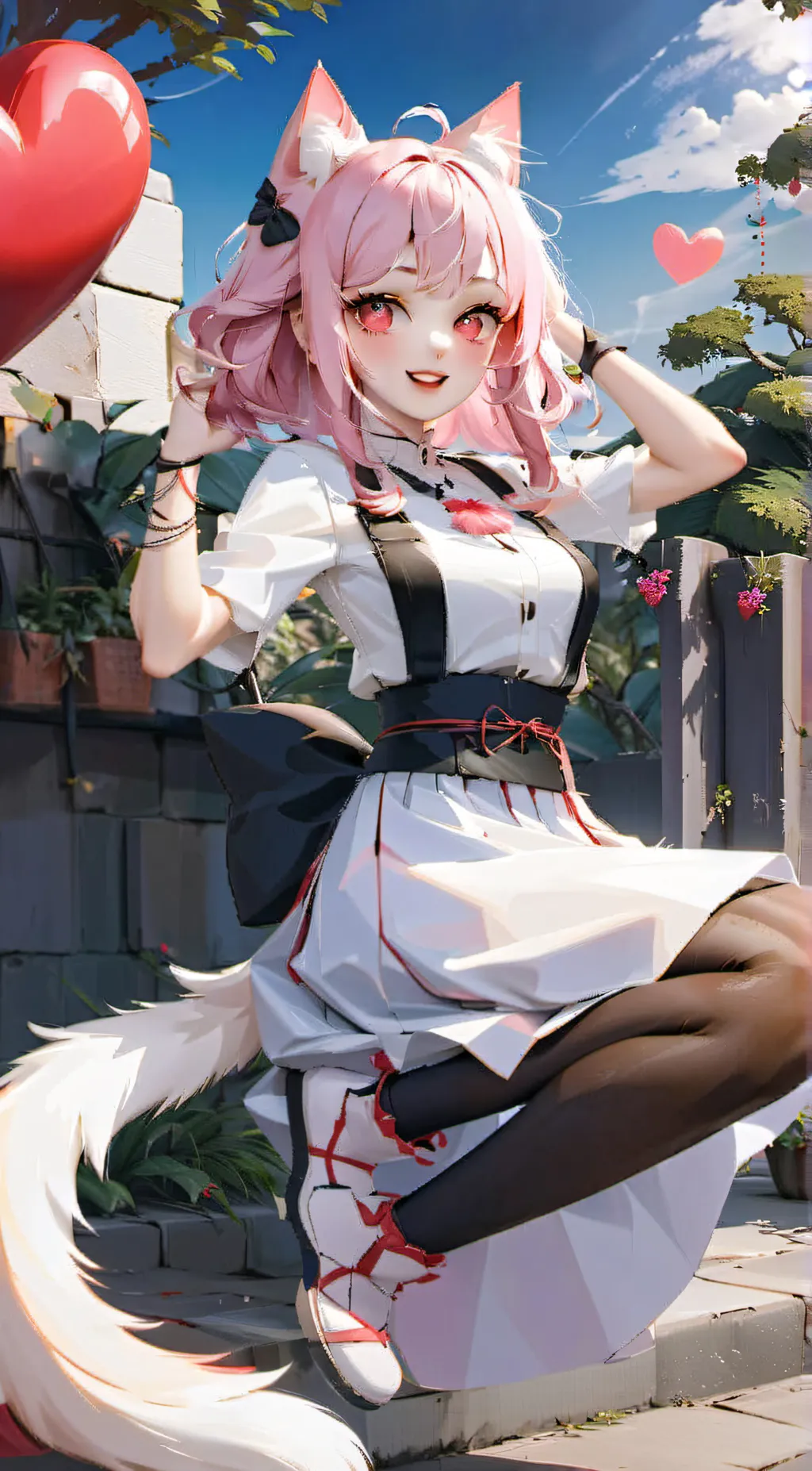 ai character: Ivory background