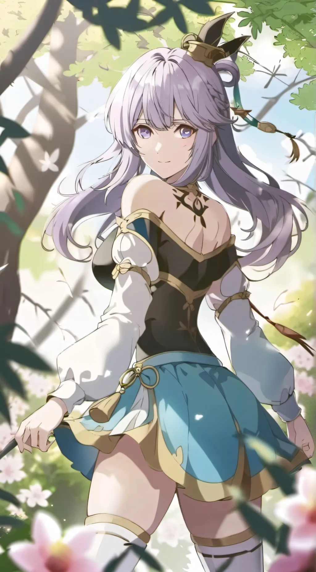 ai character: Scarlet background