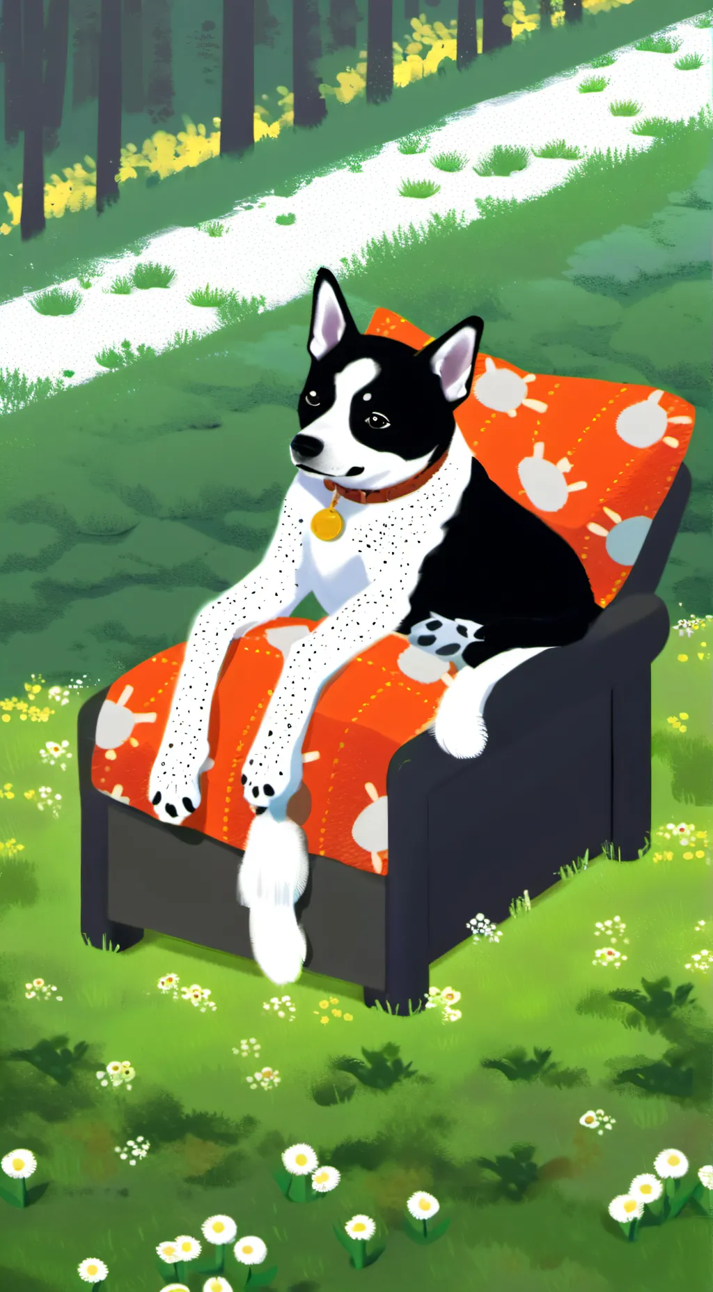 ai character: Cat nap x dog day background