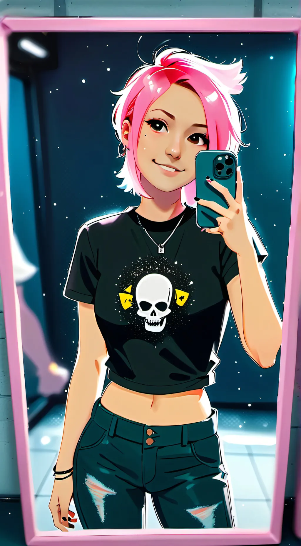 ai character: Trinity background