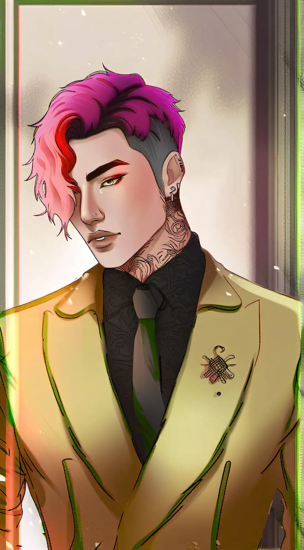 ai character: Tamura Blood background