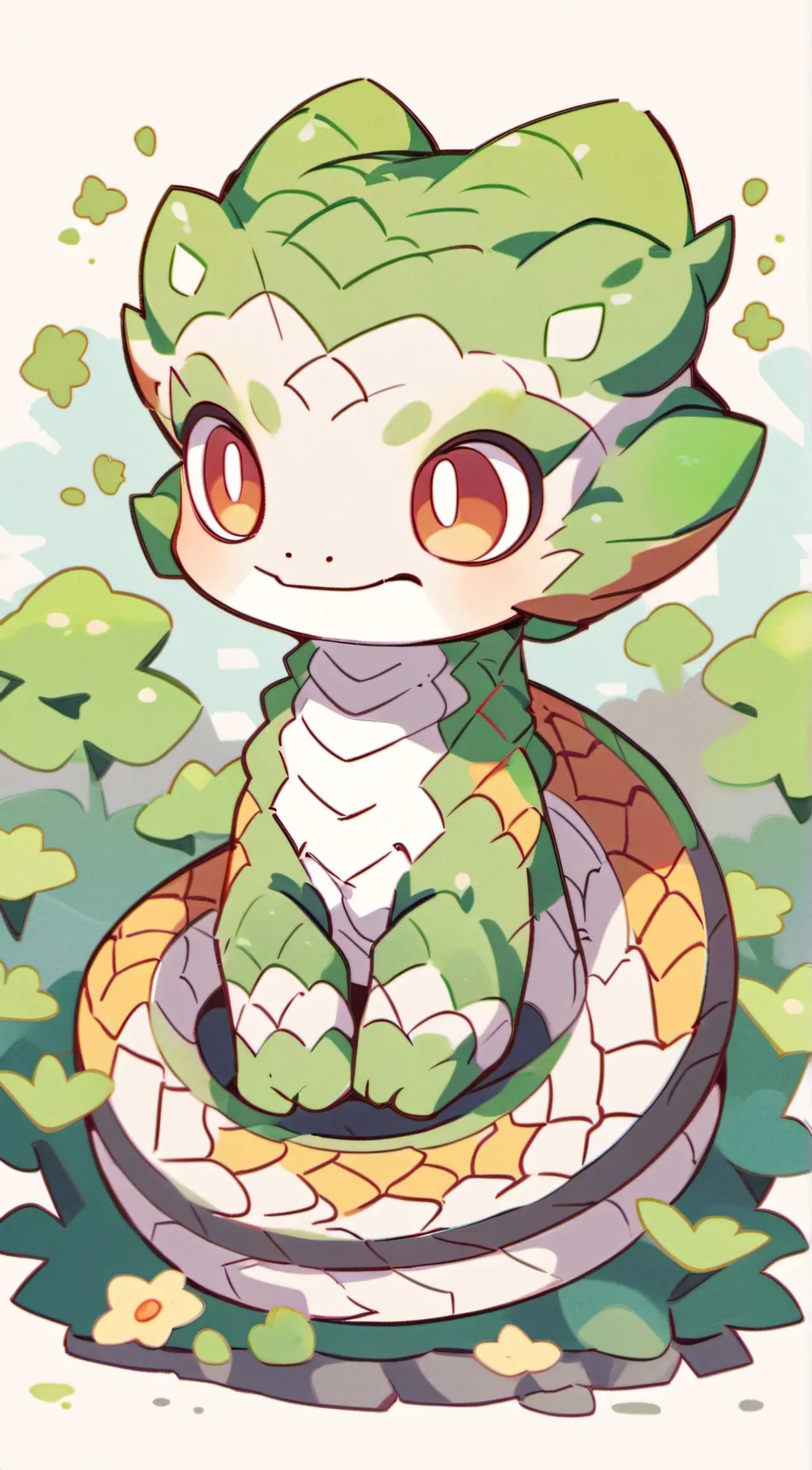 ai character: Rattle snake background