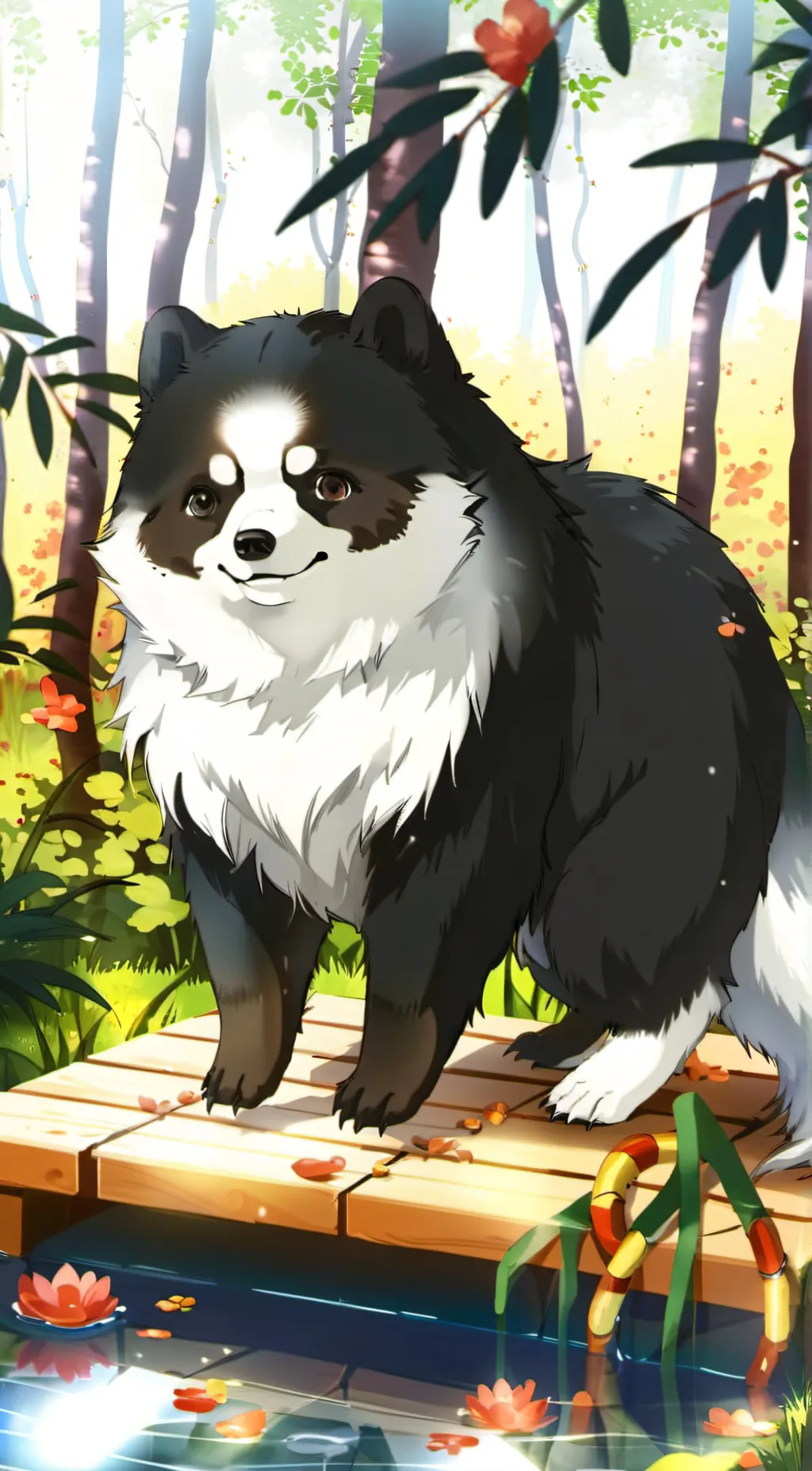 ai character: funable background