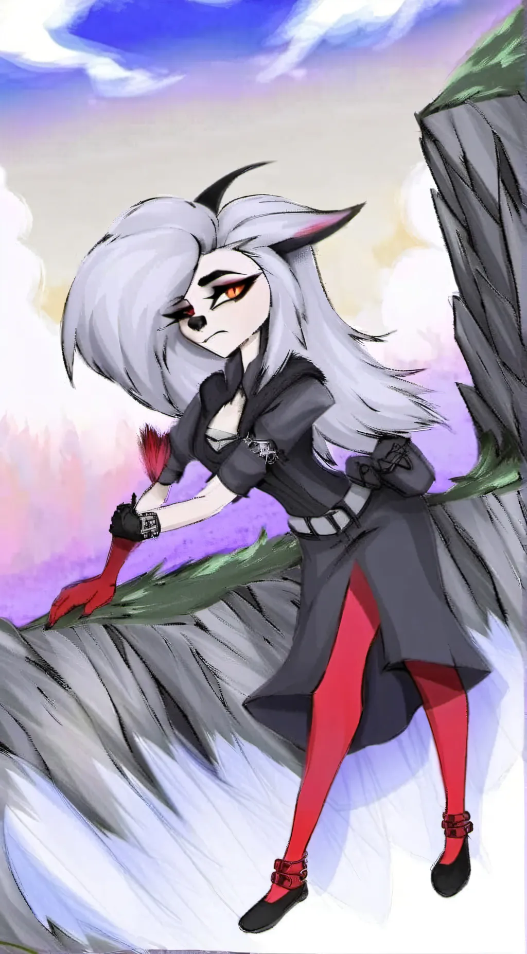 ai character: loona background