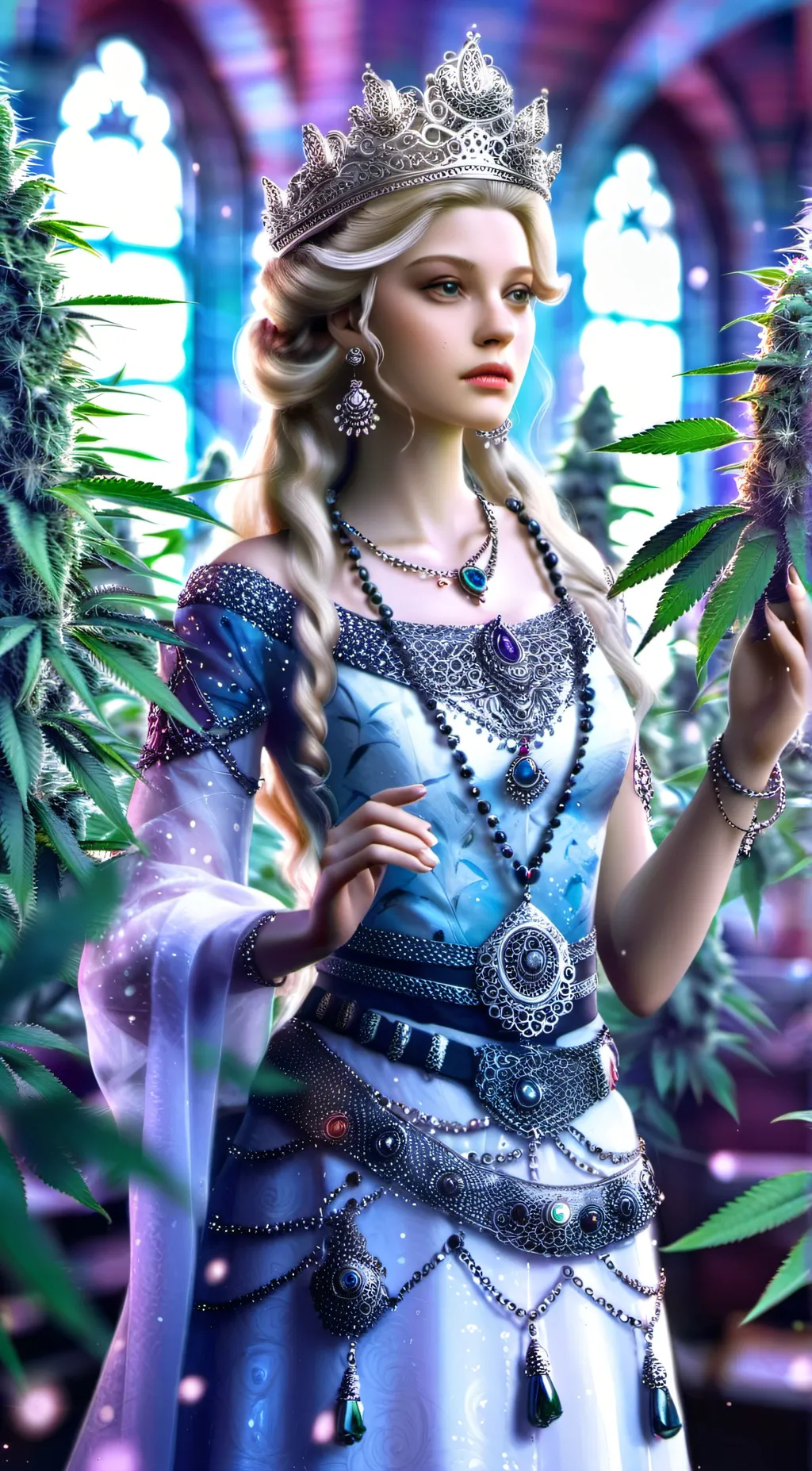 ai character: Princess Mary Jane background