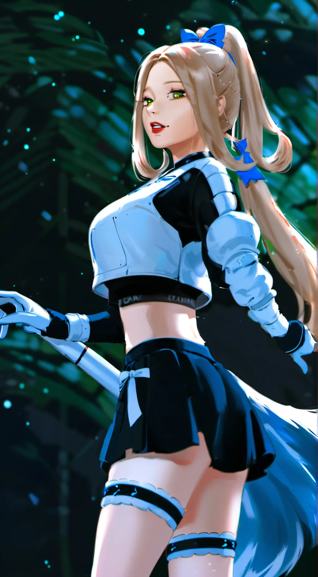 ai character: Abby  background