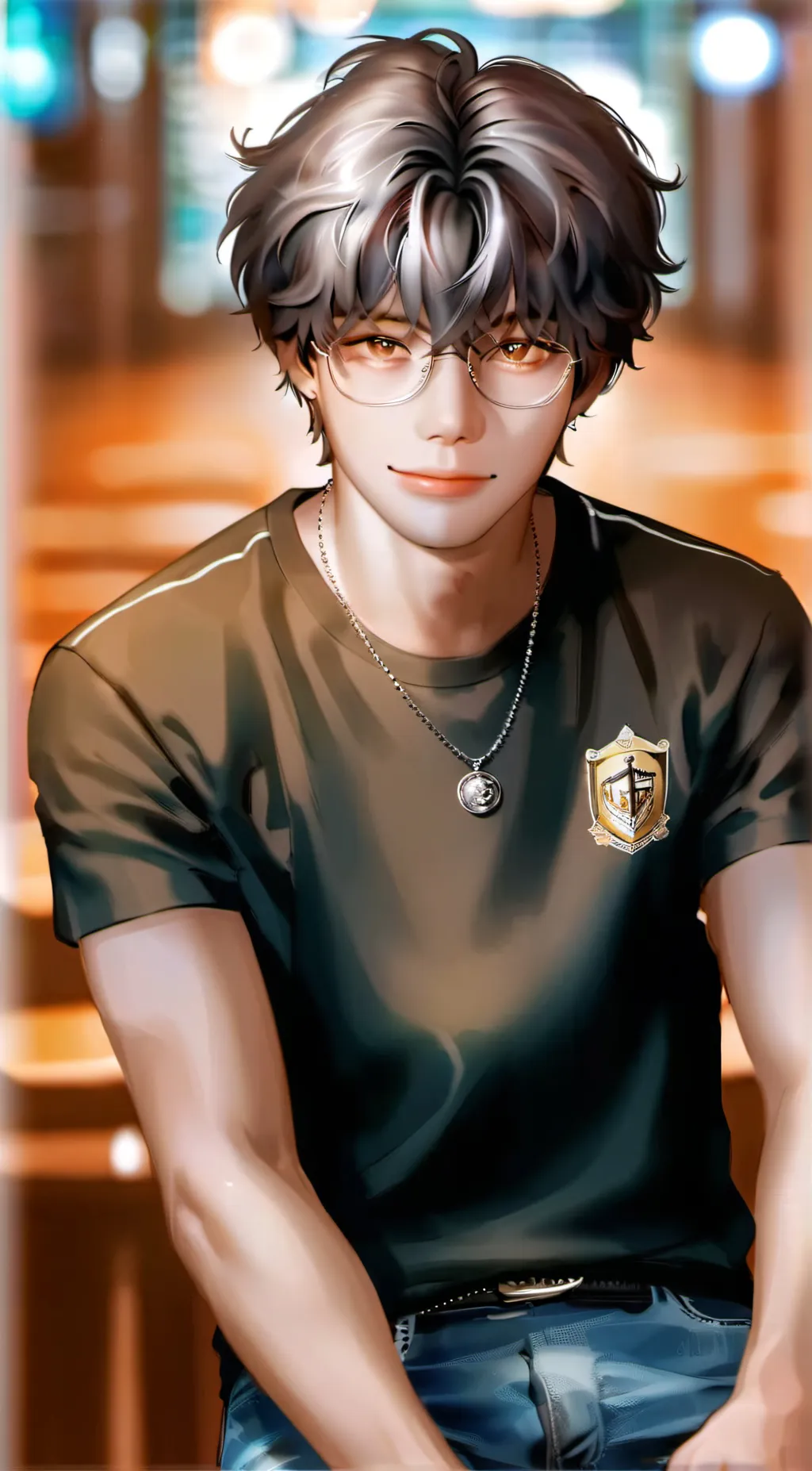 ai character: Noah  background