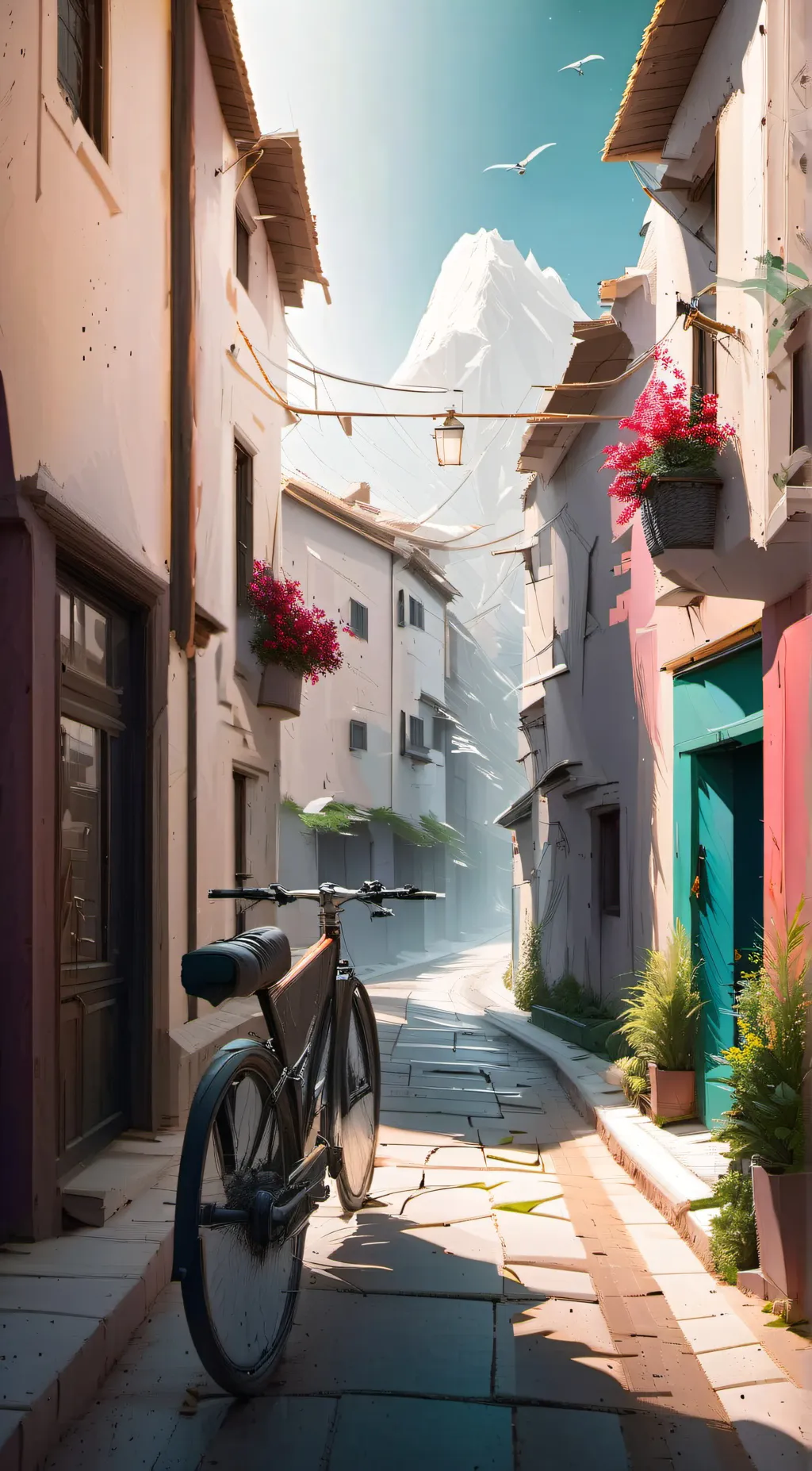 ai character: basikal lajak background