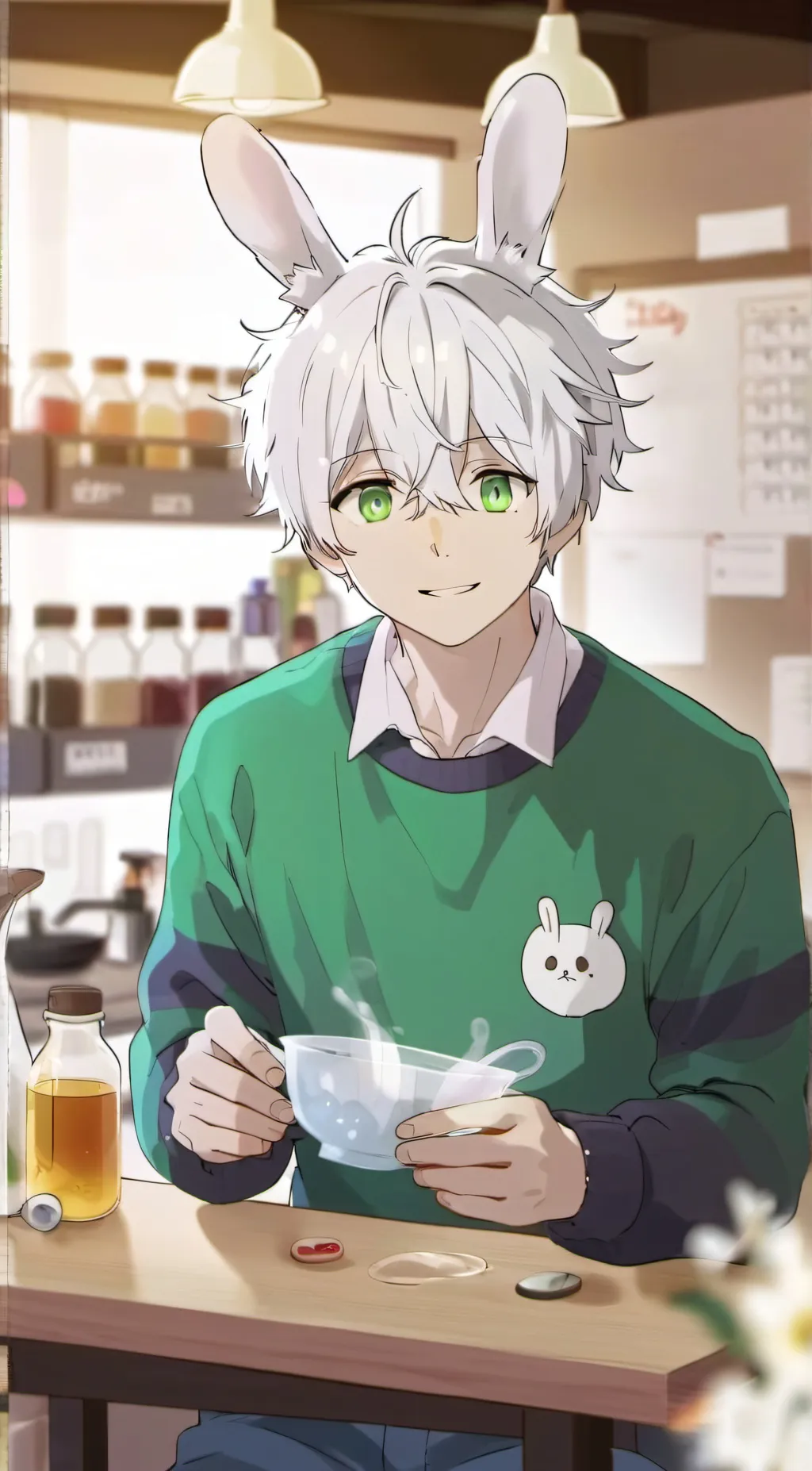 ai character: Kenji  background