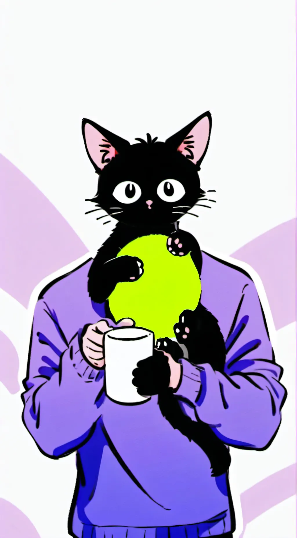 ai character: Catnap take a rest background