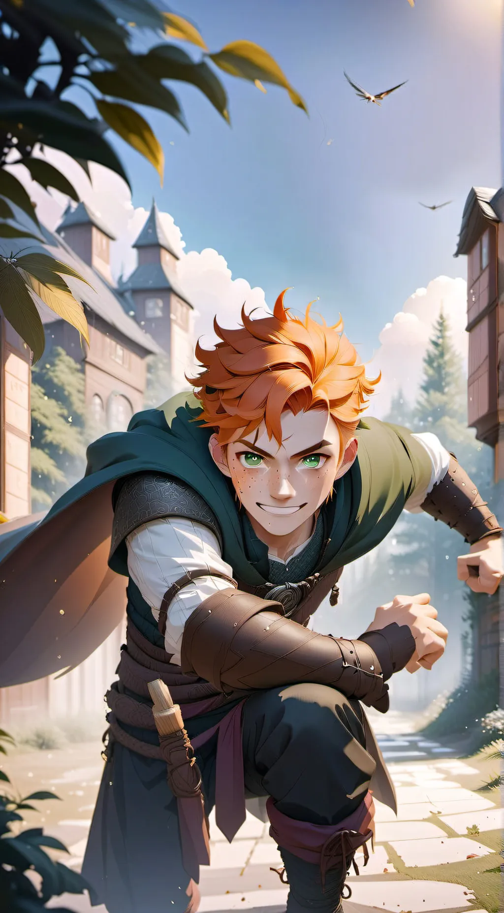 ai character: Leo background