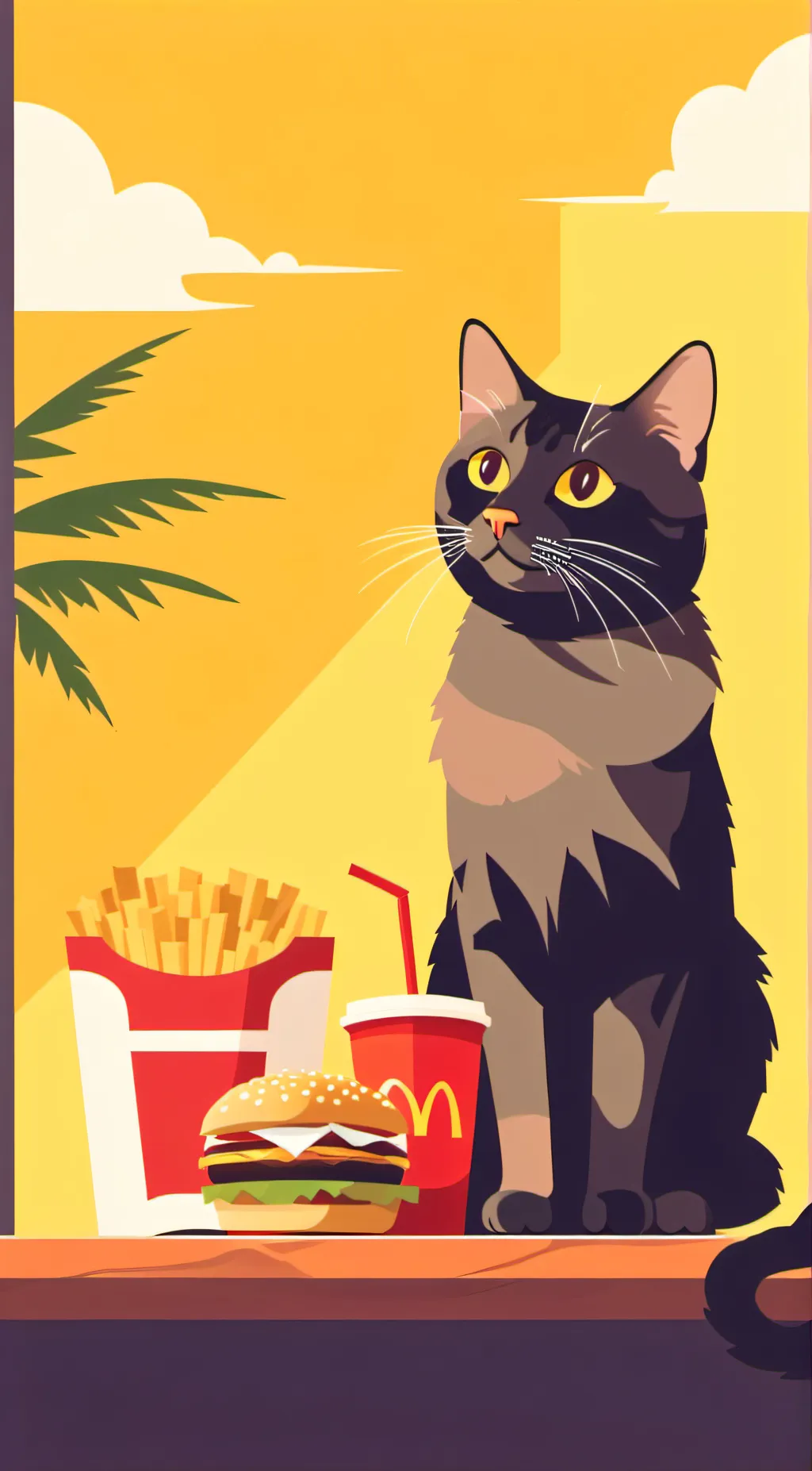 ai character: Mckitty background