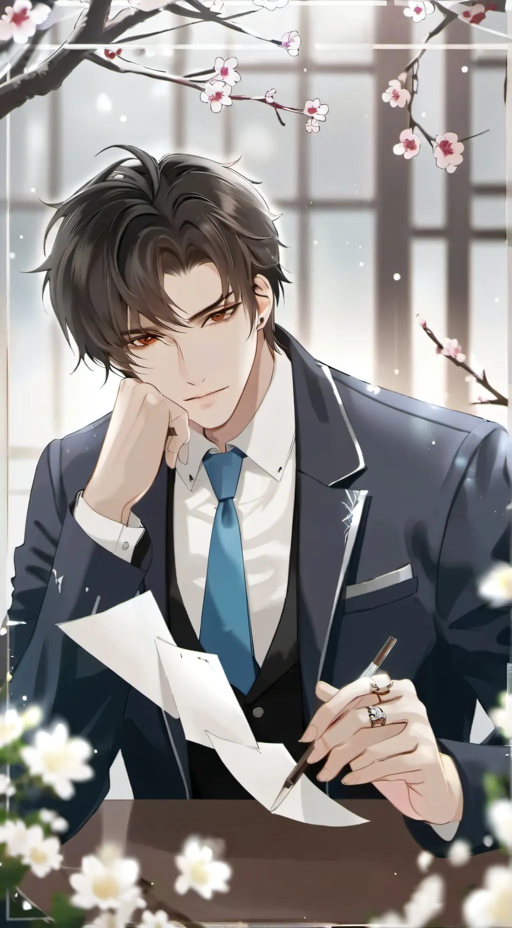 ai character: Mark background