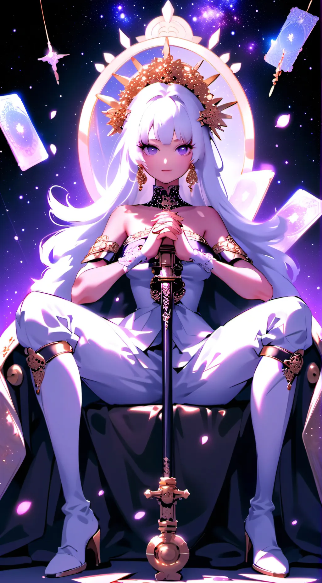 ai character: Evil Beauty background