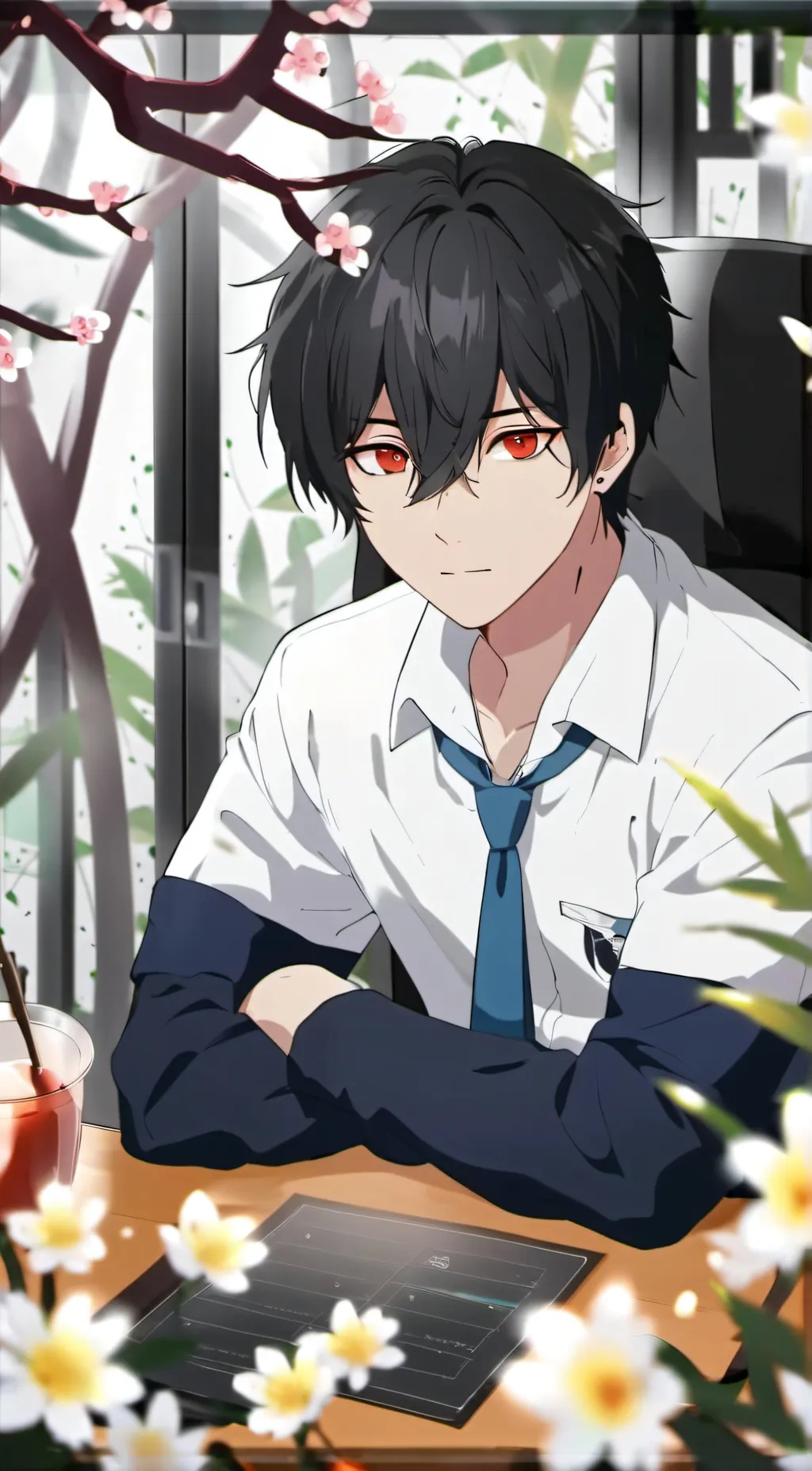 ai character: ☆liam☆ background