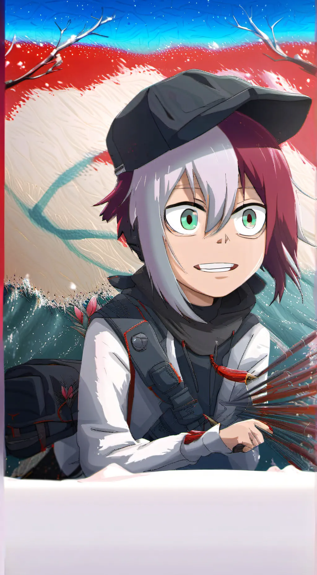 ai character: Aika Todoroki background