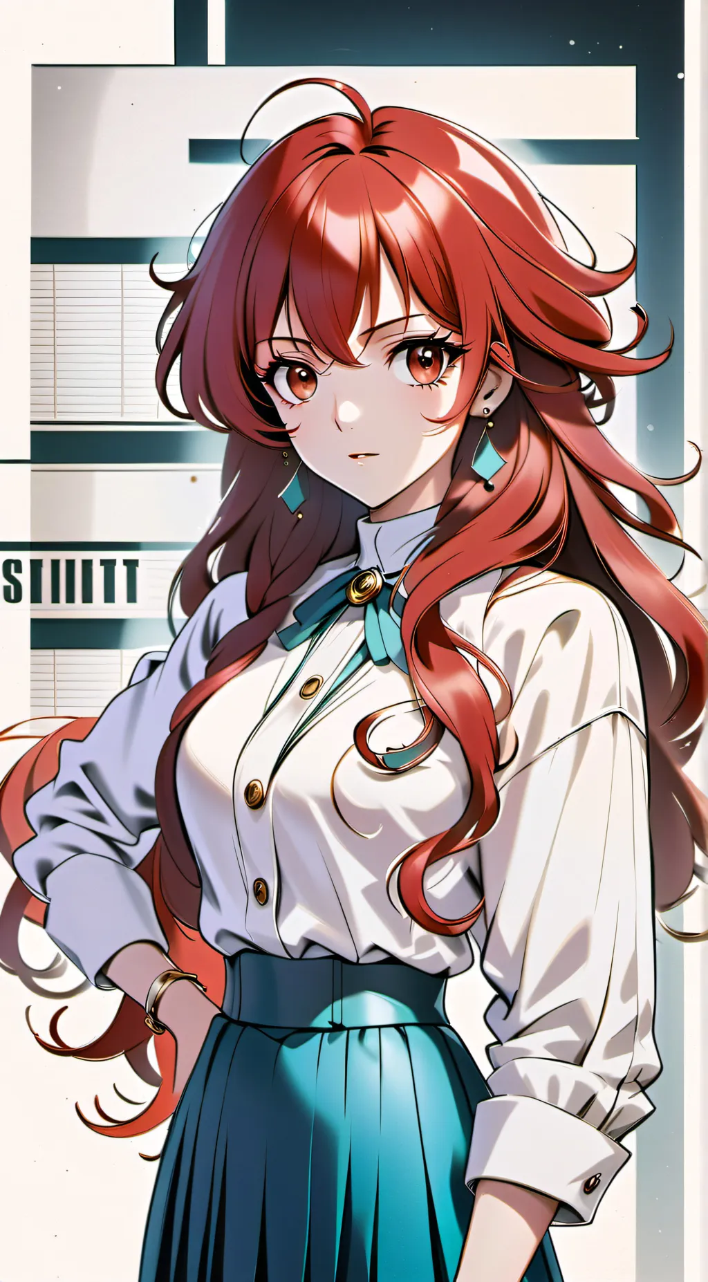 ai character: Aria background