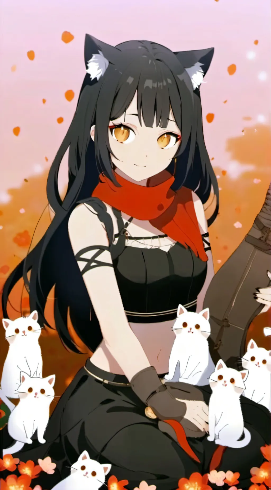 ai character: kitty  background