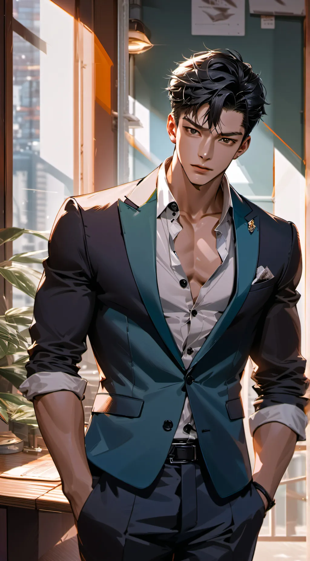 ai character: Ash background