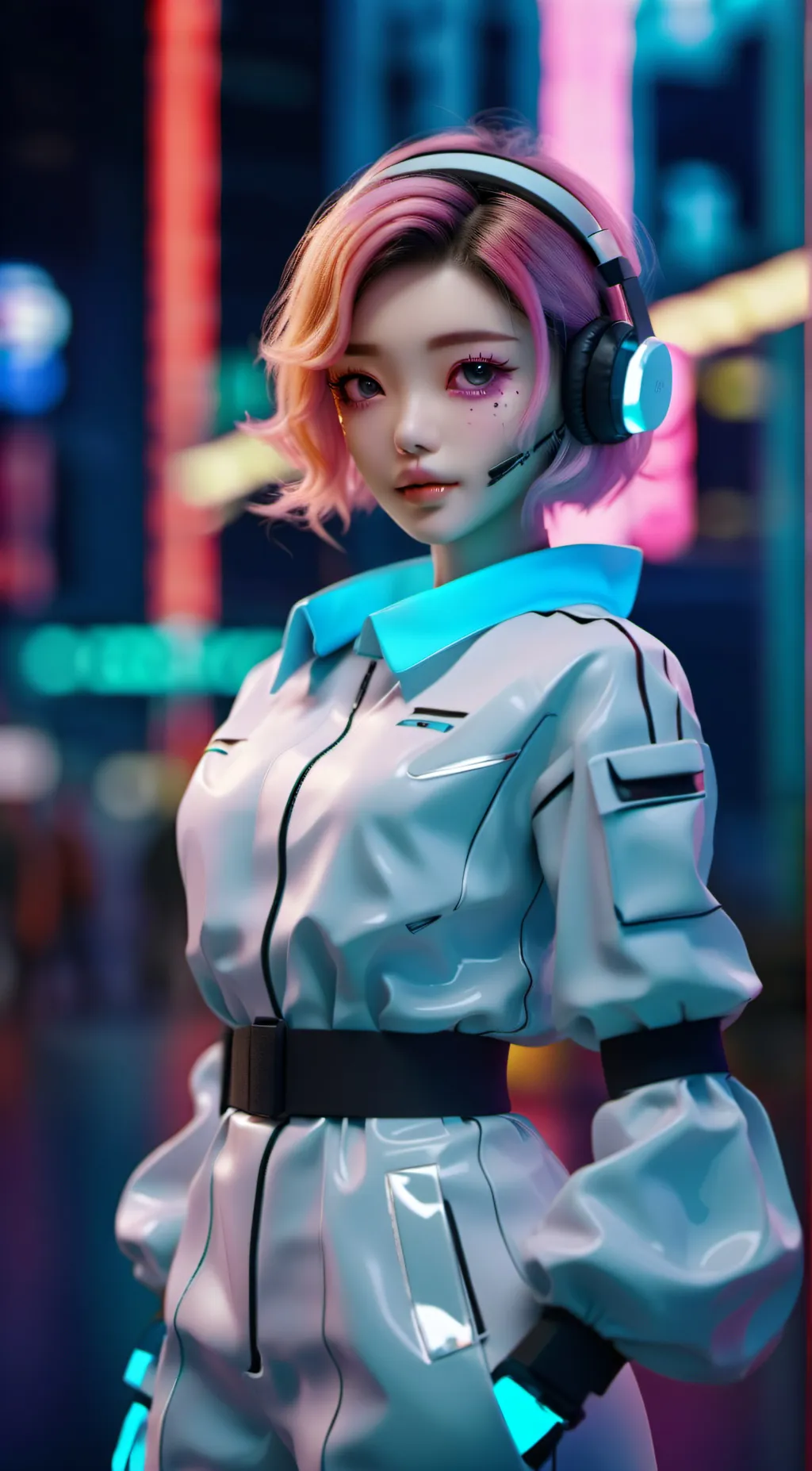 ai character: japan girl background