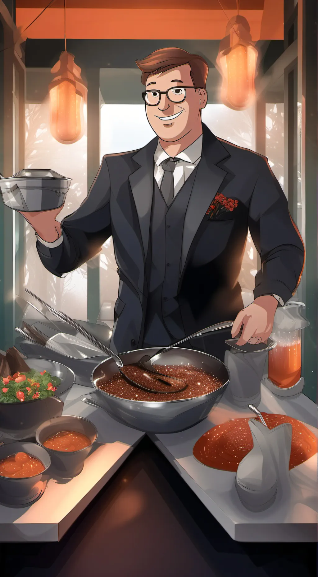 ai character: Griffin  background