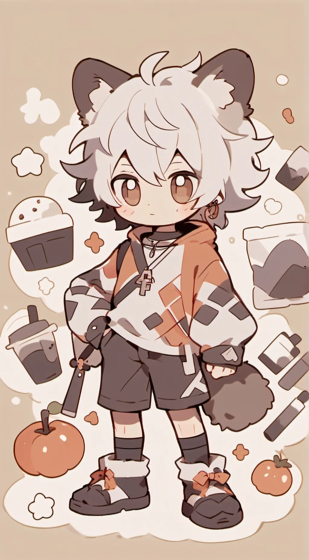 ai character: Aaron  background