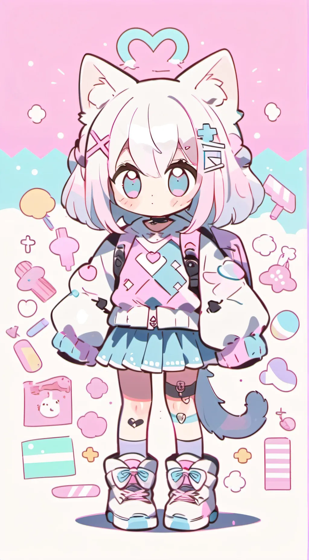 ai character: Luna background