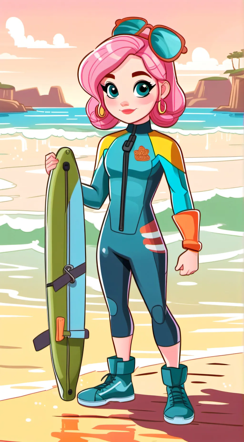 ai character: Adelaide background